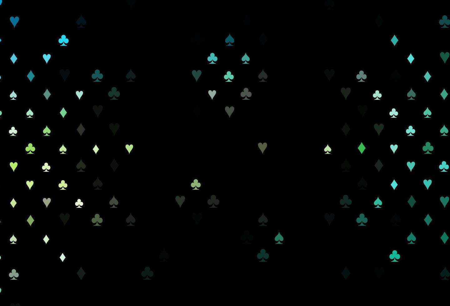 mörkgrön, gul vektoromslag med symboler för spel. vektor