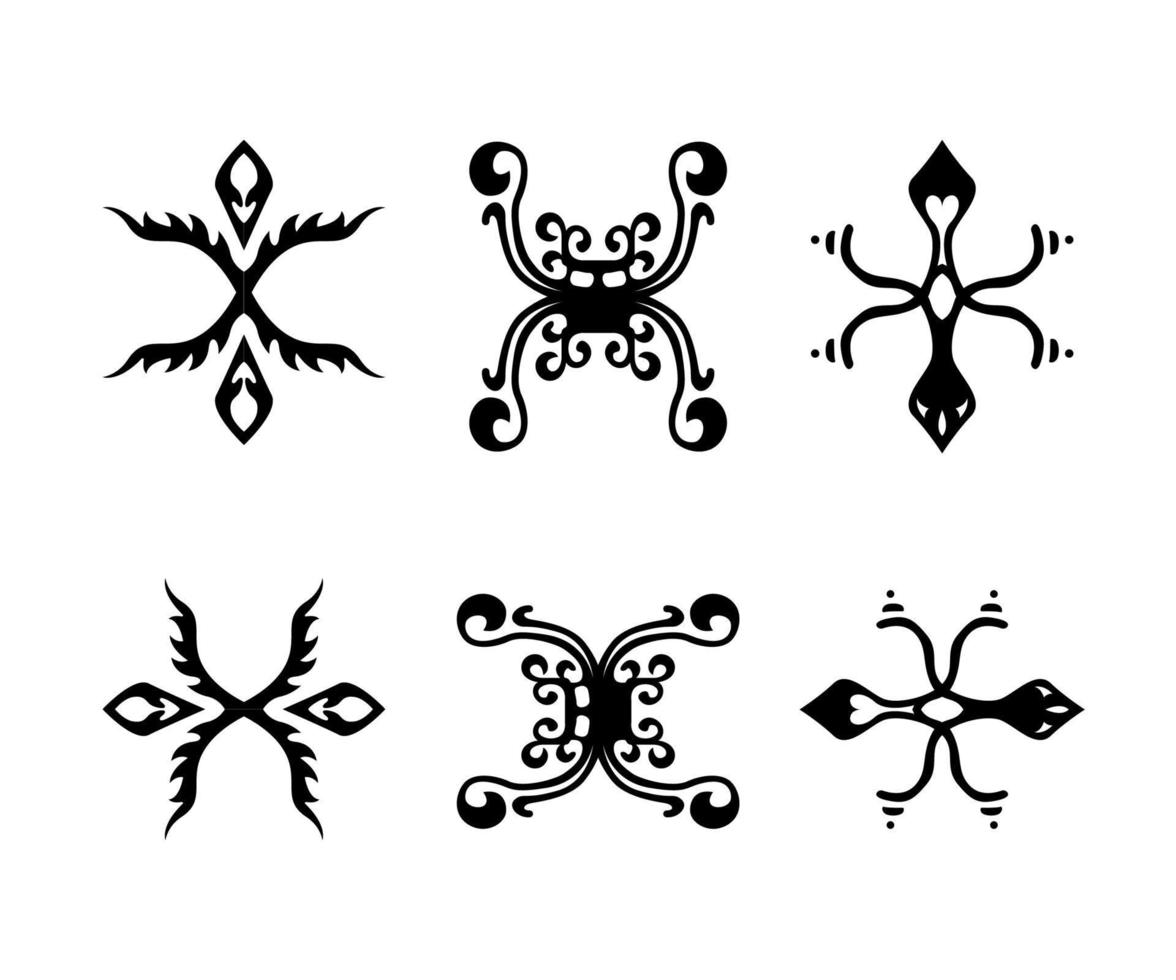 Stammes-Ornament-Design, ethnisches Ornament-Design vektor
