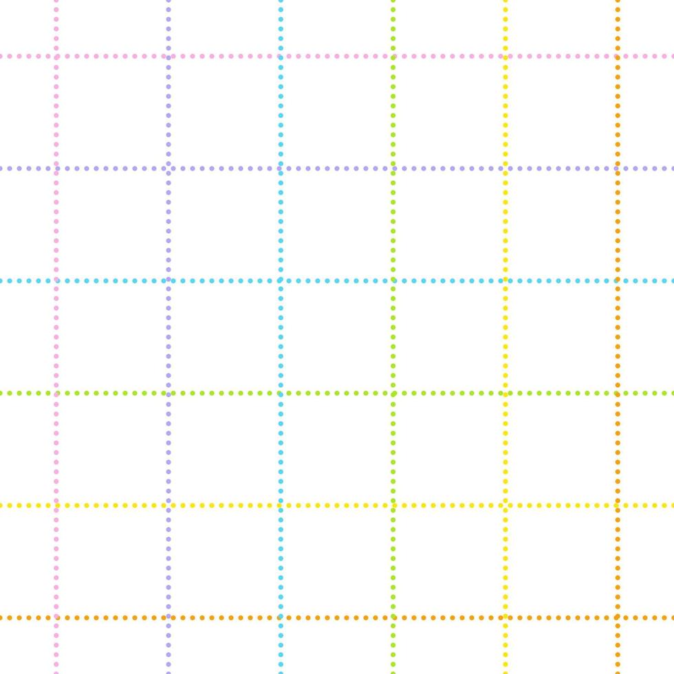 pastell regenbogen niedlich linie streifen gestreift polkadot kreis rund geometrie strich masche kariert kariert scott tartan gingham karikatur vektor nahtloses muster druck hintergrundmuster abbildung wickelpapier