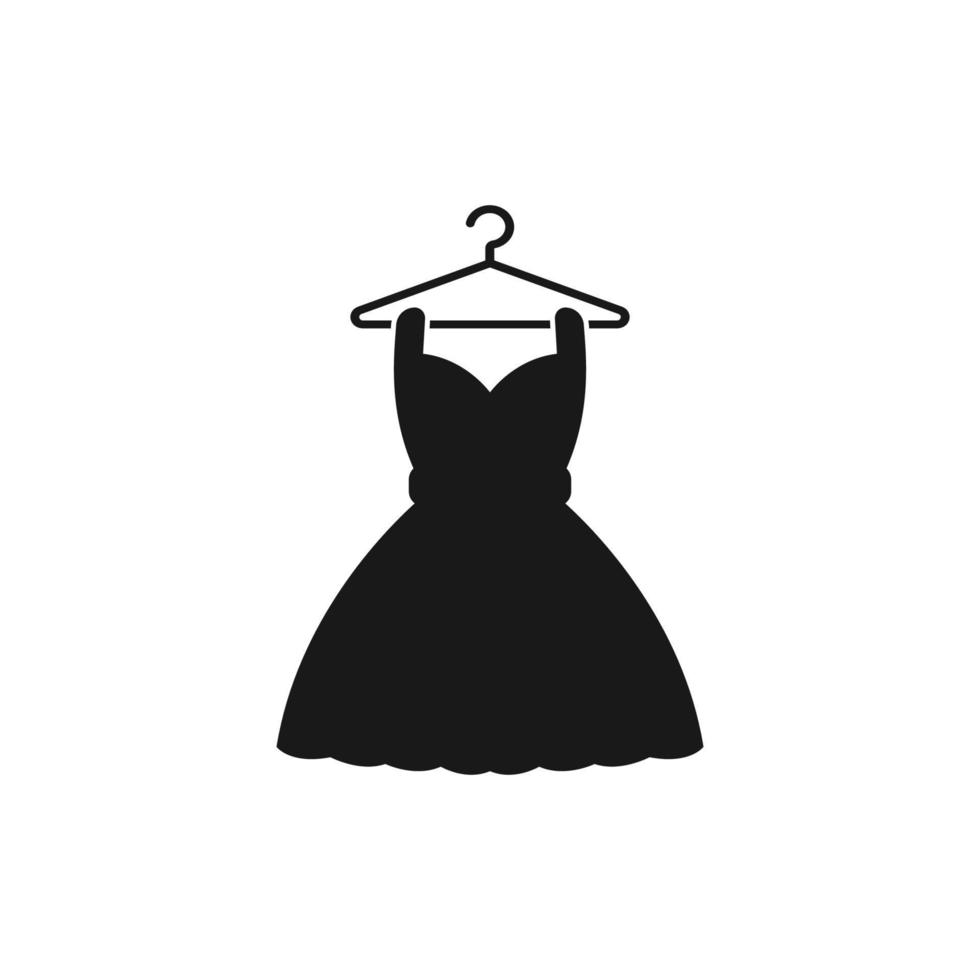 Kleid-Icon-Design-Vorlage-Vektor vektor