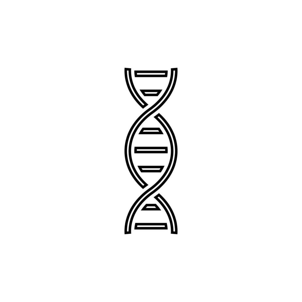 DNA-Icon-Design-Vorlage vektor