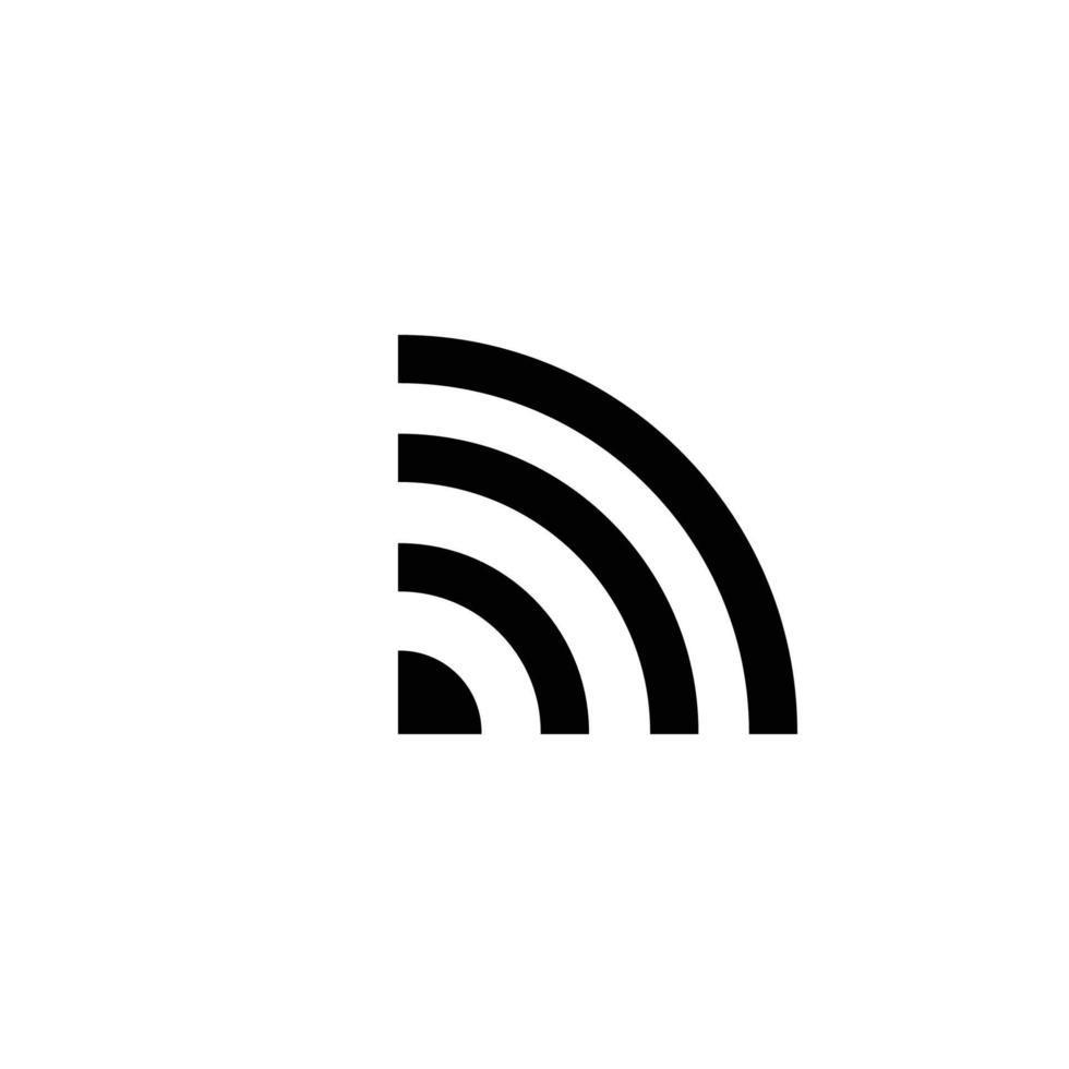 Wi-Fi-Icon-Design-Vorlage vektor
