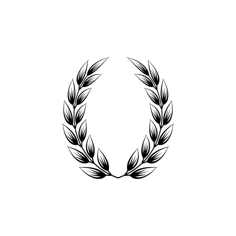 Weizen und Reis Symbol Logo Designs Vektorbild vektor