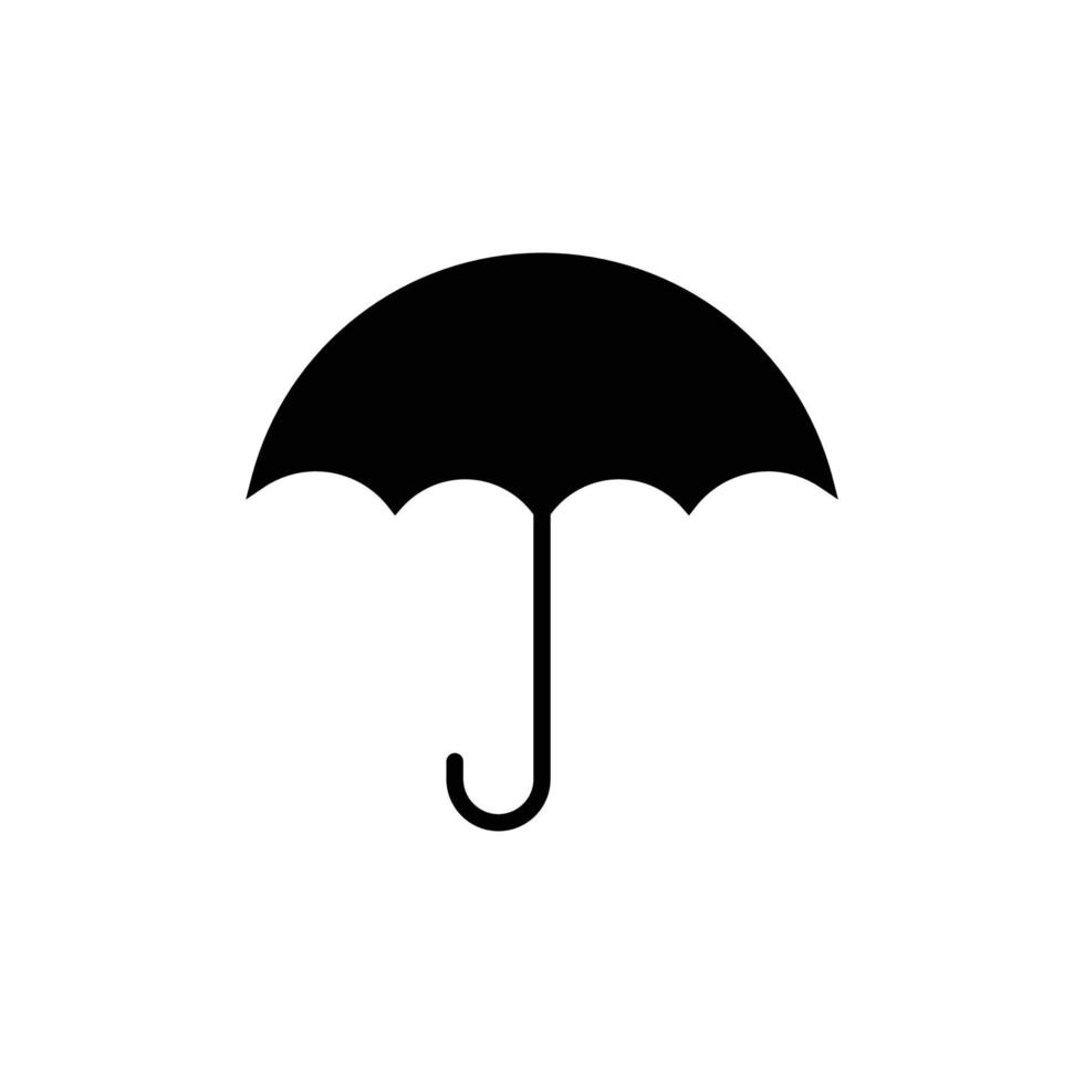 Regenschirm-Icon-Design-Vorlage vektor