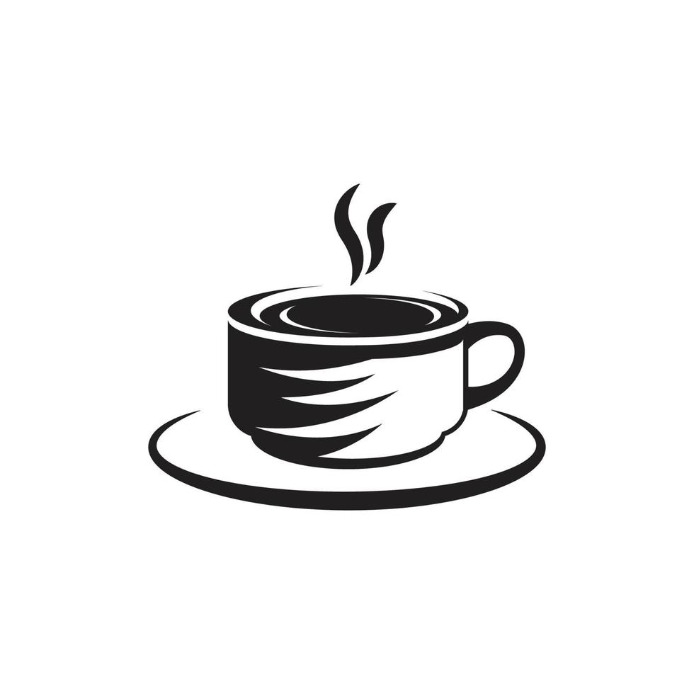 Kaffee-Icon-Design-Vorlage vektor