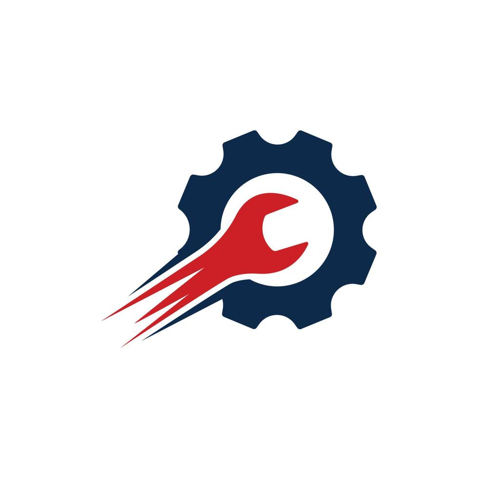 Zahnrad-Logo-Icon-Design-Vorlagenvektor vektor