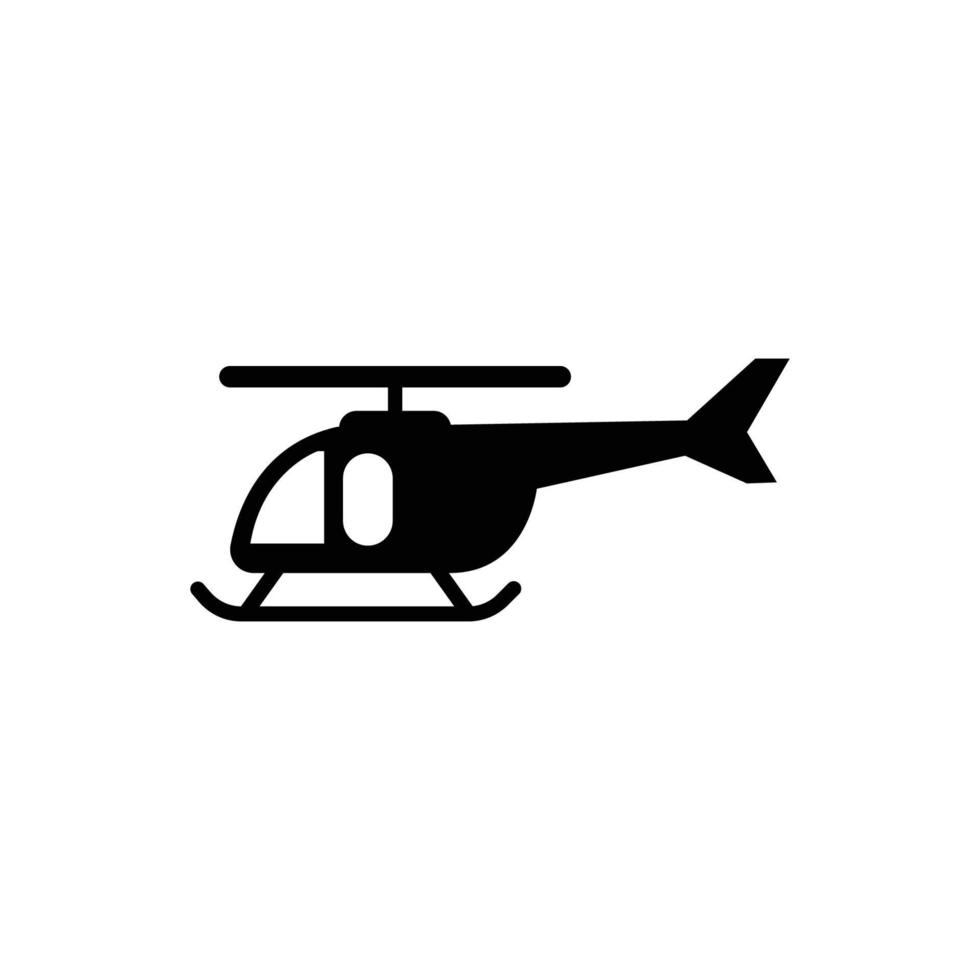 helikopter ikon formgivningsmall vektor