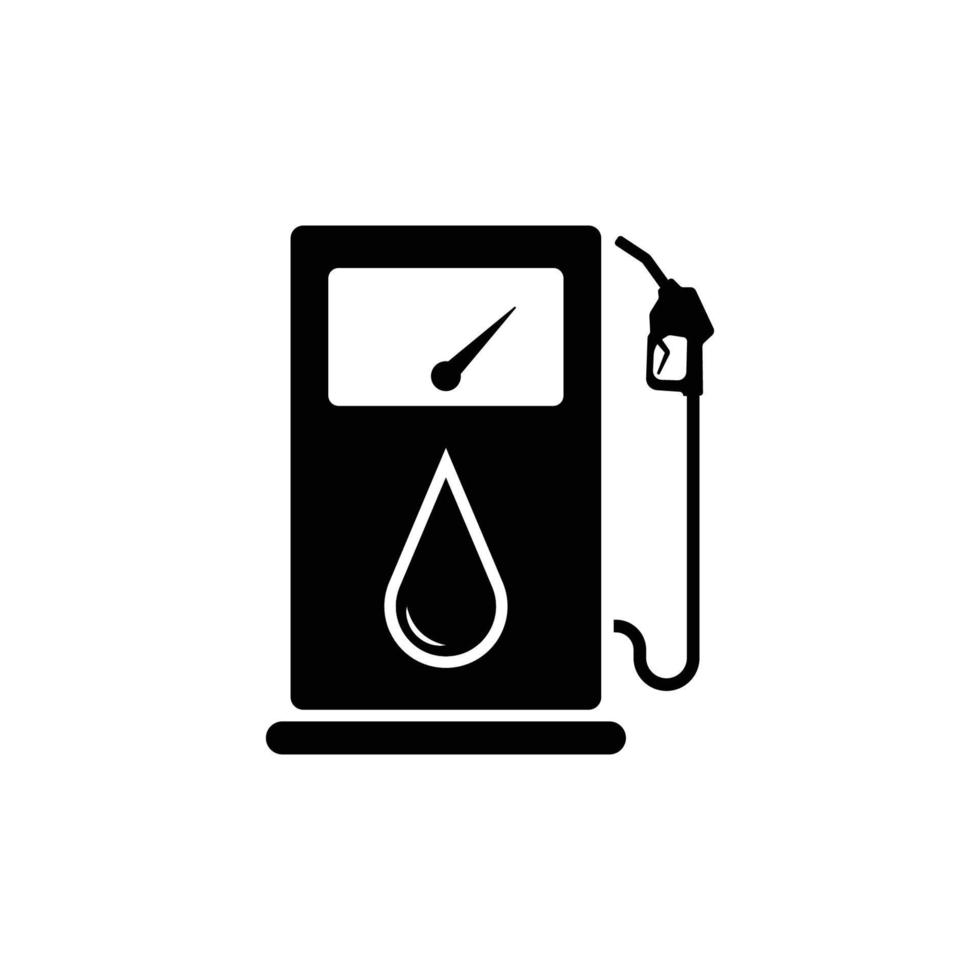 Tankstellen-Icon-Design-Vorlage vektor