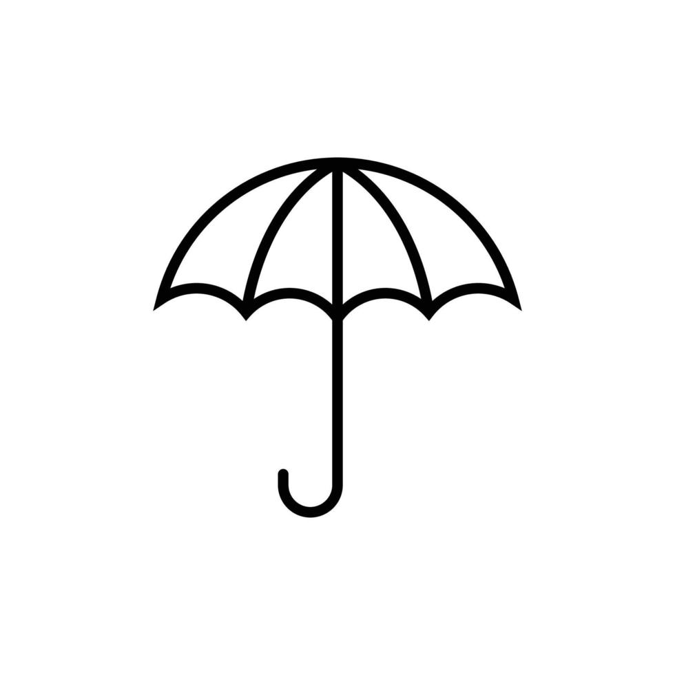 Regenschirm-Icon-Design-Vorlage vektor