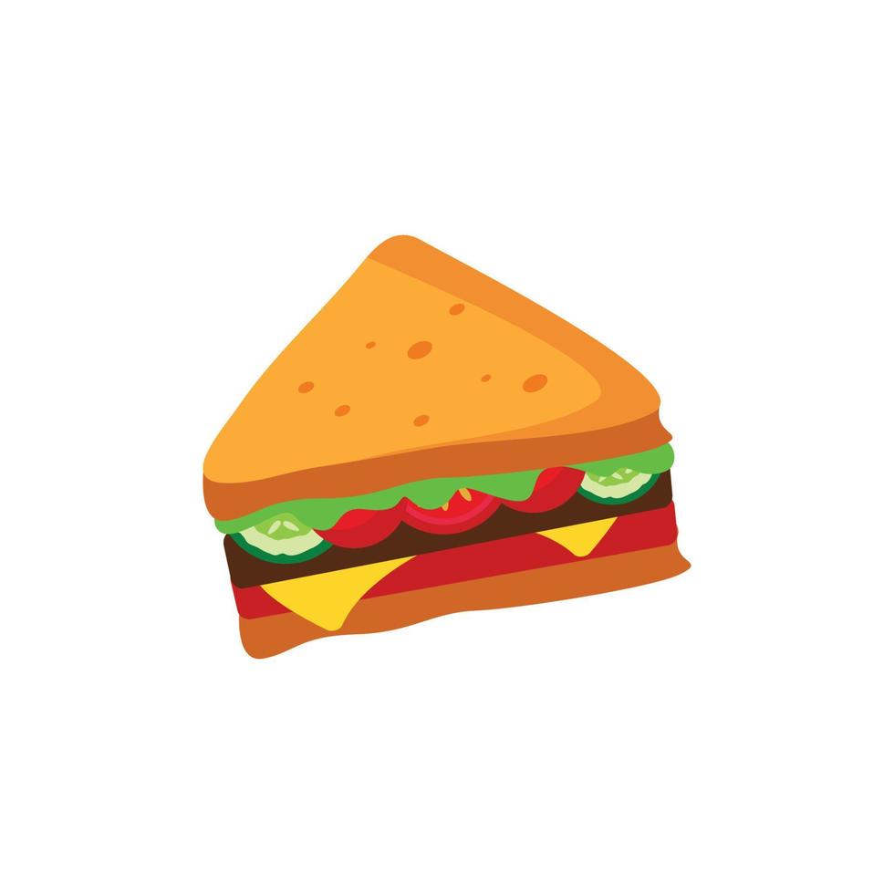 Sandwich-Logo-Icon-Design-Vektor vektor