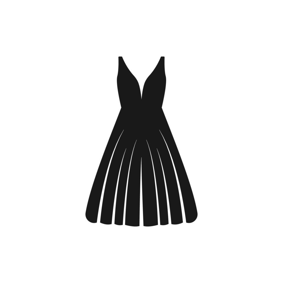 Kleid-Icon-Design-Vorlage-Vektor vektor