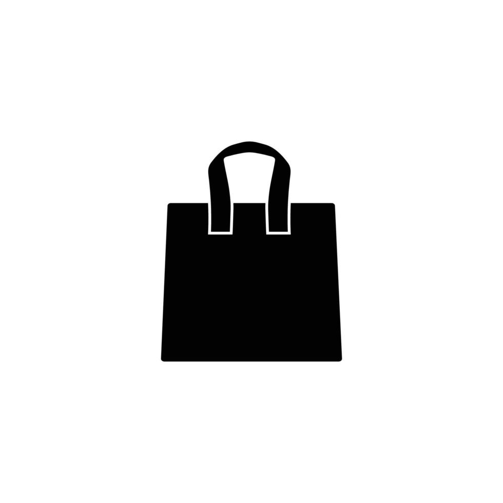 shoppingväska ikon designmall vektor