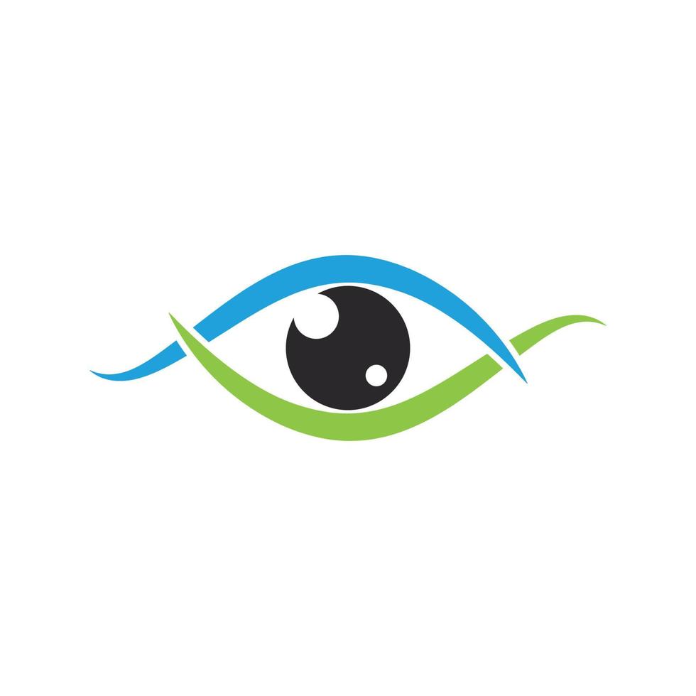 Auge-Logo-Icon-Design-Vektor vektor