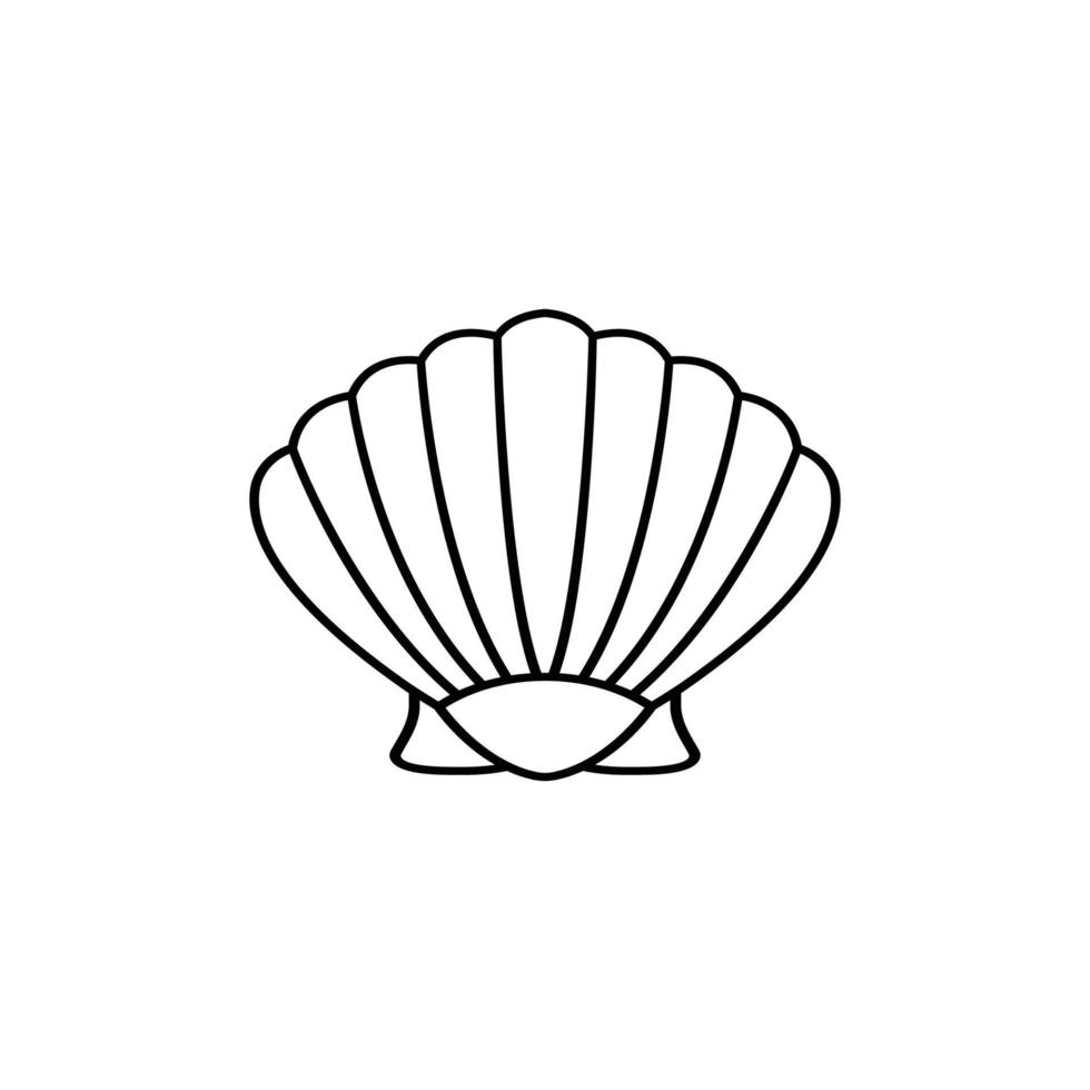 Design-Vorlagenvektor für Shell-Logo-Symbole vektor