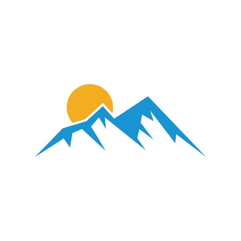 Design-Vorlagenvektor für Berg-Logo-Icons vektor
