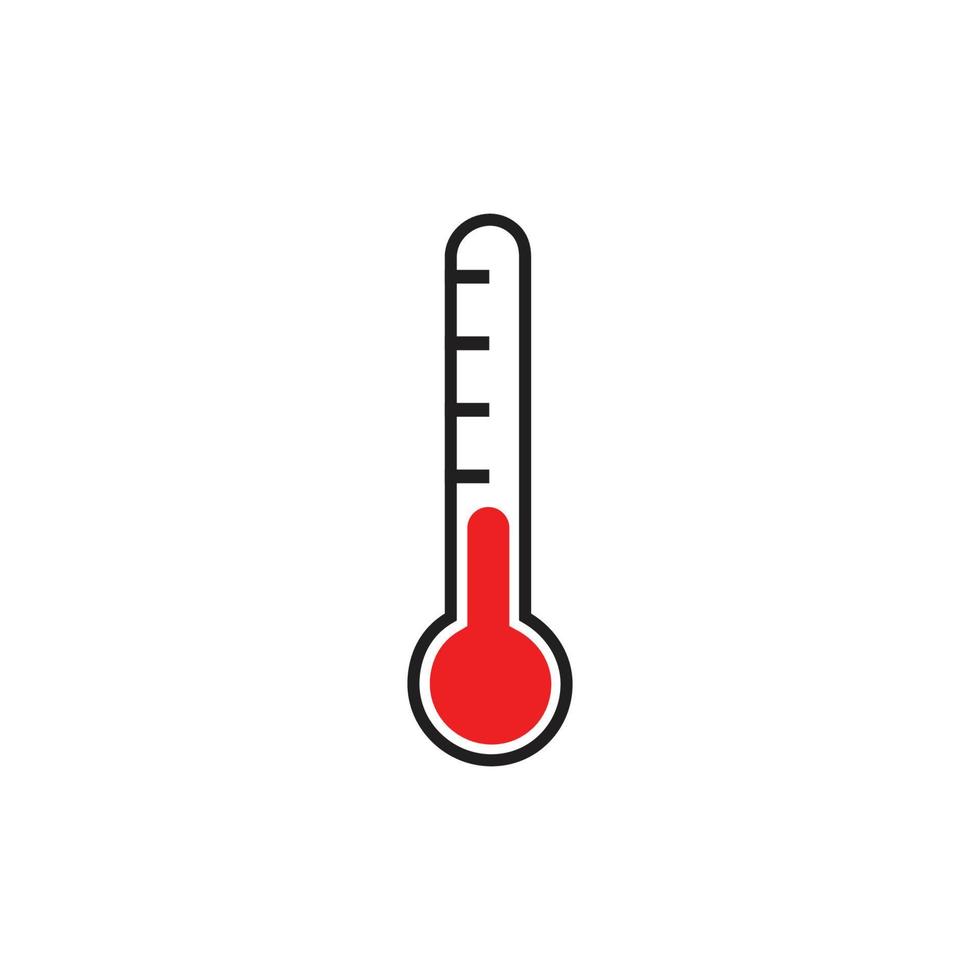 Thermometer-Icon-Design-Vorlage vektor