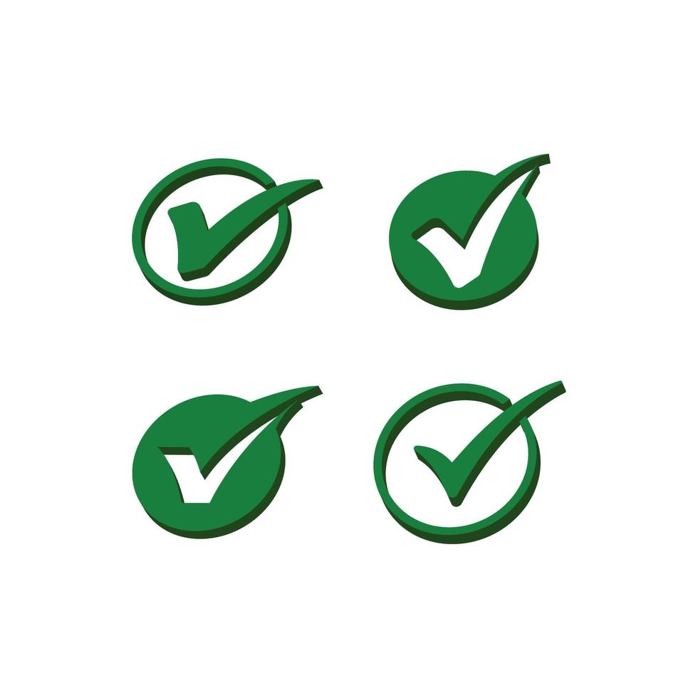 checklista logotyp ikon design isolerade vektor