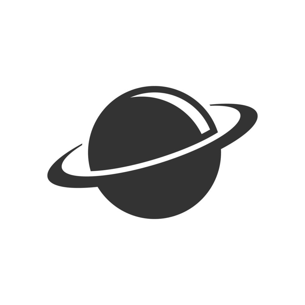 Planet-Logo-Icon-Design-Vorlage-Vektor vektor