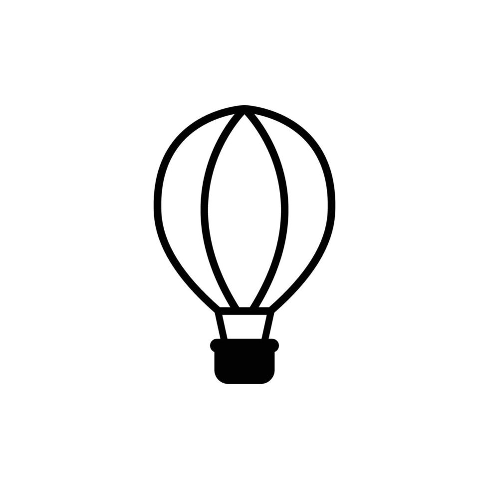 luftballong ikon formgivningsmall vektor