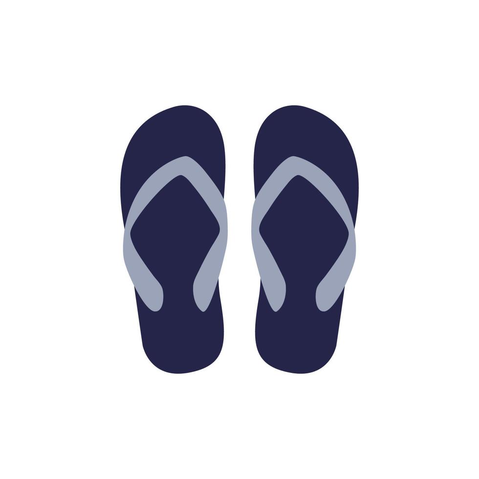 Flip-Flops-Logo-Icon-Design-Vorlagenvektor vektor