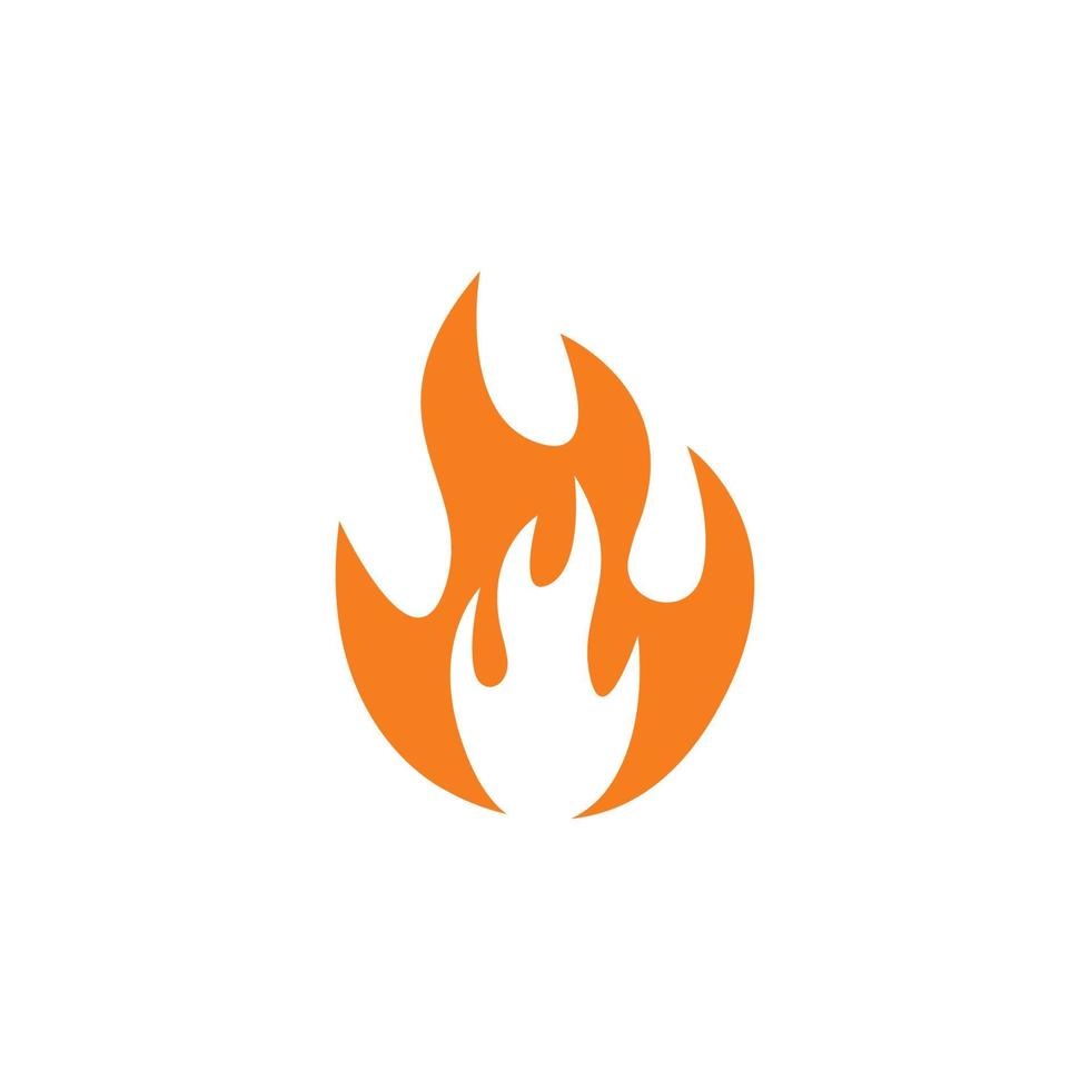 Feuer-Logo-Icon-Design-Vorlage vektor