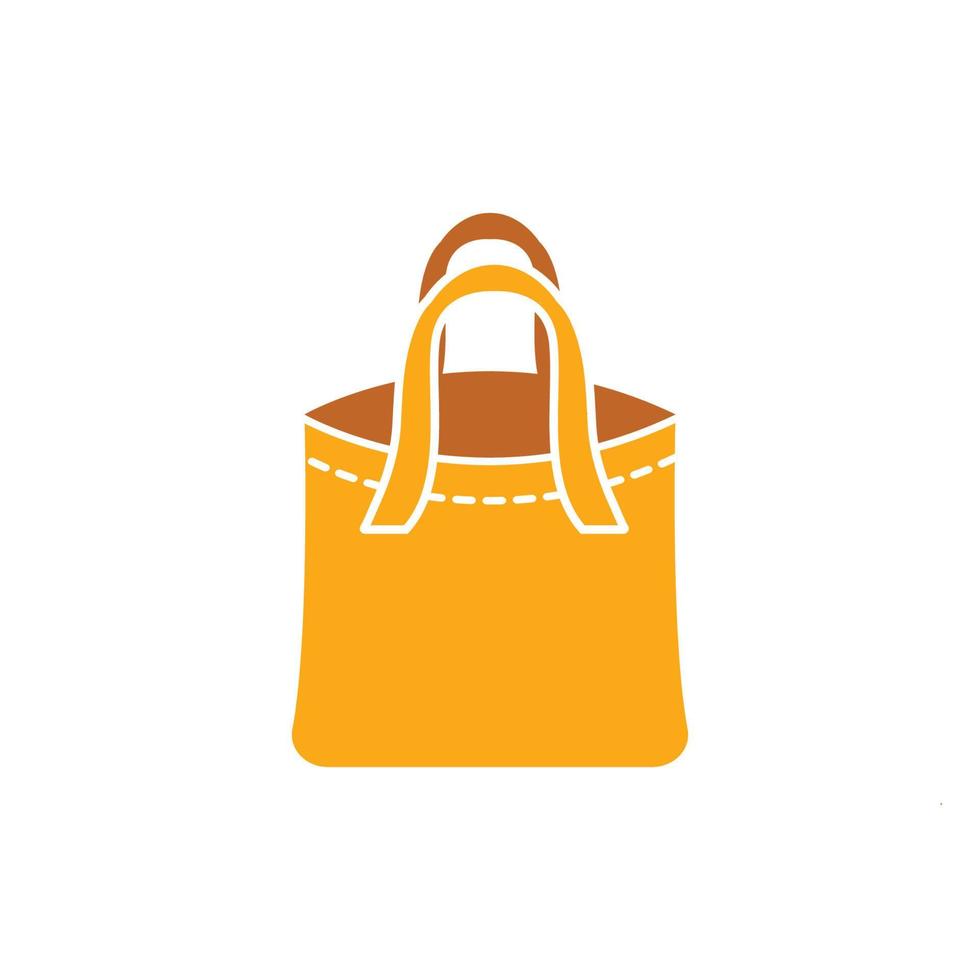 Einkaufstaschen-Icon-Design-Vorlagenvektor vektor