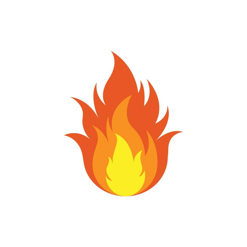 Feuer-Icon-Design-Vorlage vektor