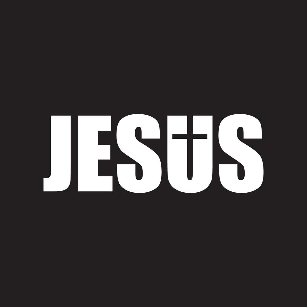 jesustext t-shirt design vektor