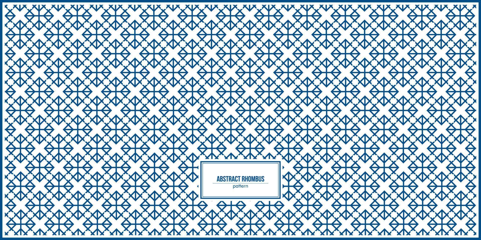 abstraktes Rautenmuster im arabischen Stil vektor