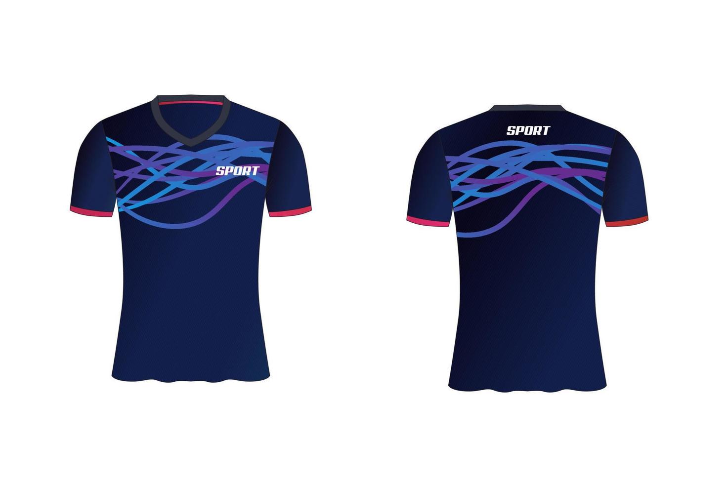 jersey är en elak sport-t-shirtdesign för fotbolls-, basket- och volleybollslag vektor