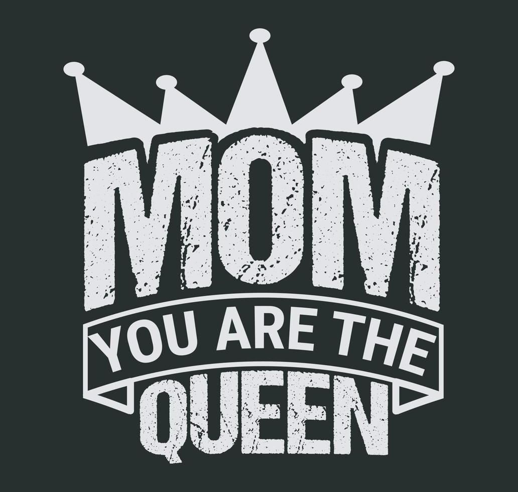 beste Mutter aller Zeiten Muttertags-T-Shirt-Design vektor