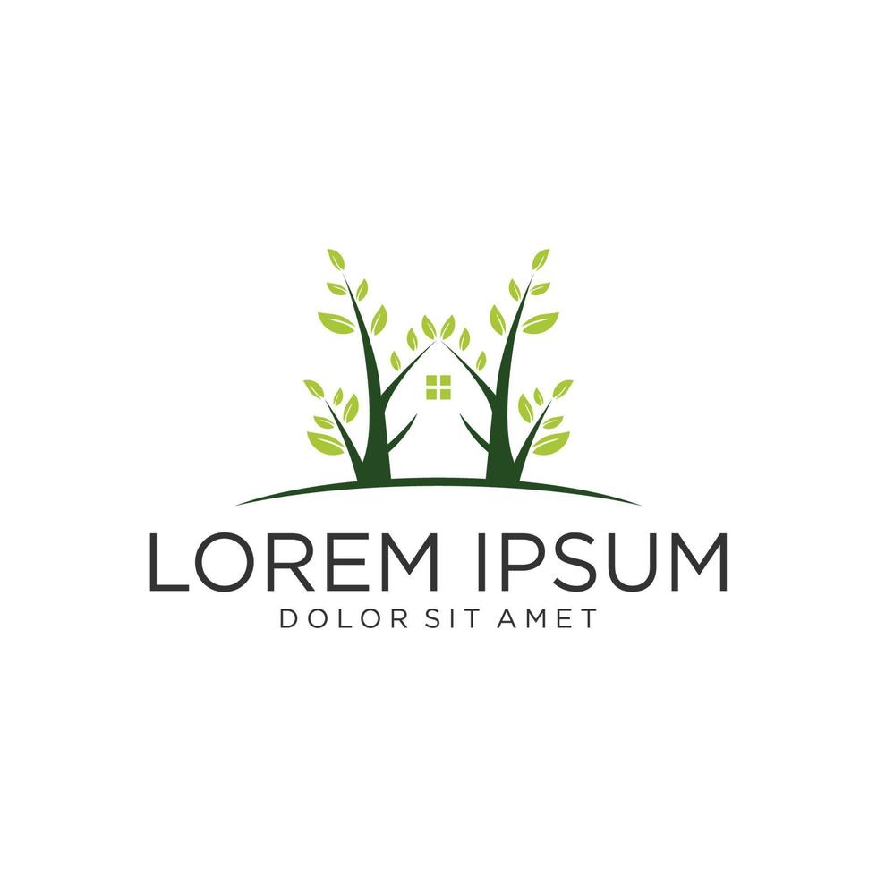 tropisches Pflanzenlogo. Umriss Emblem Blume oder Feder in einem Kreis im linearen Stil. Vektor abstraktes Abzeichen für das Design von Naturprodukten, Blumenladen, Kosmetik, Ökologiekonzepte, Gesundheit, Spa, Yoga