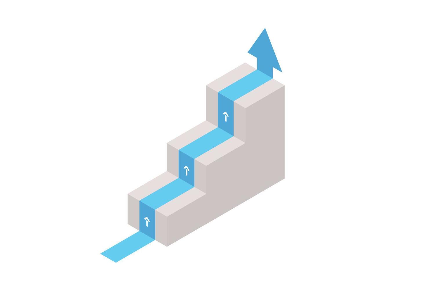 Gewinn- und Verlustbericht. Illustration der Infografik-Geschäfts-, Diagramm- und Diagrammplanung vektor