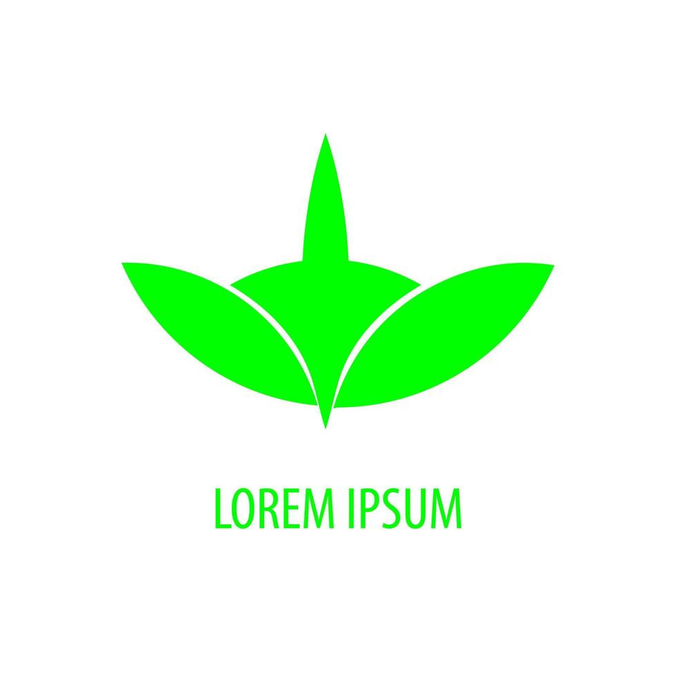 miljövänlig logotypdesign vektor