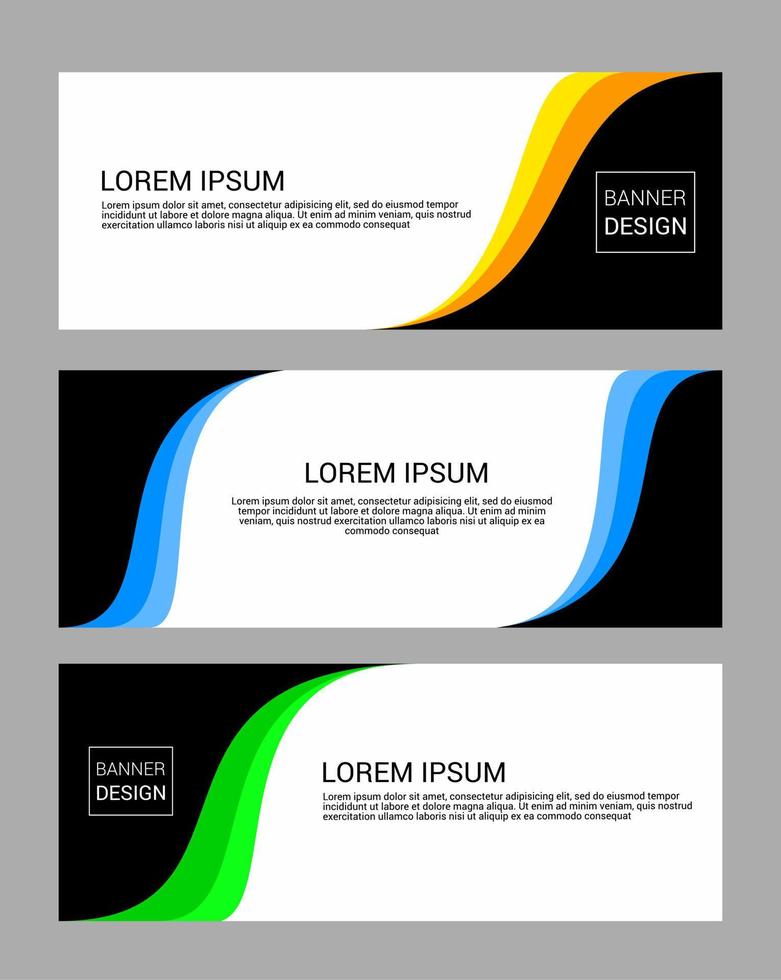 abstraktes geometrisches Bannerdesign. Vektorhintergrund mit geometrischen Formen. Bannervorlage für Web oder soziale Medien vektor