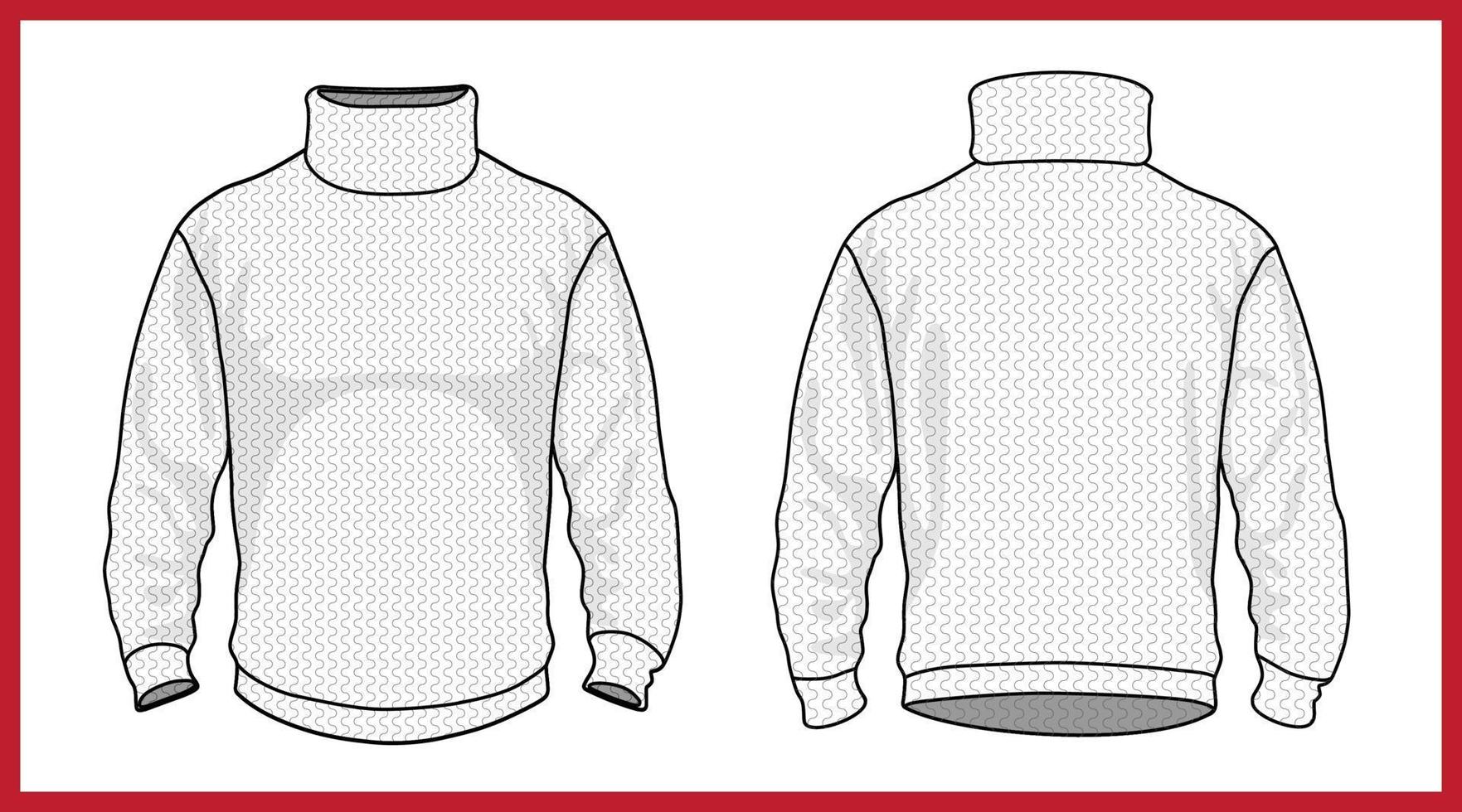 samling av jersey sweater pullover. ledig klädsel. vektor illustrationer