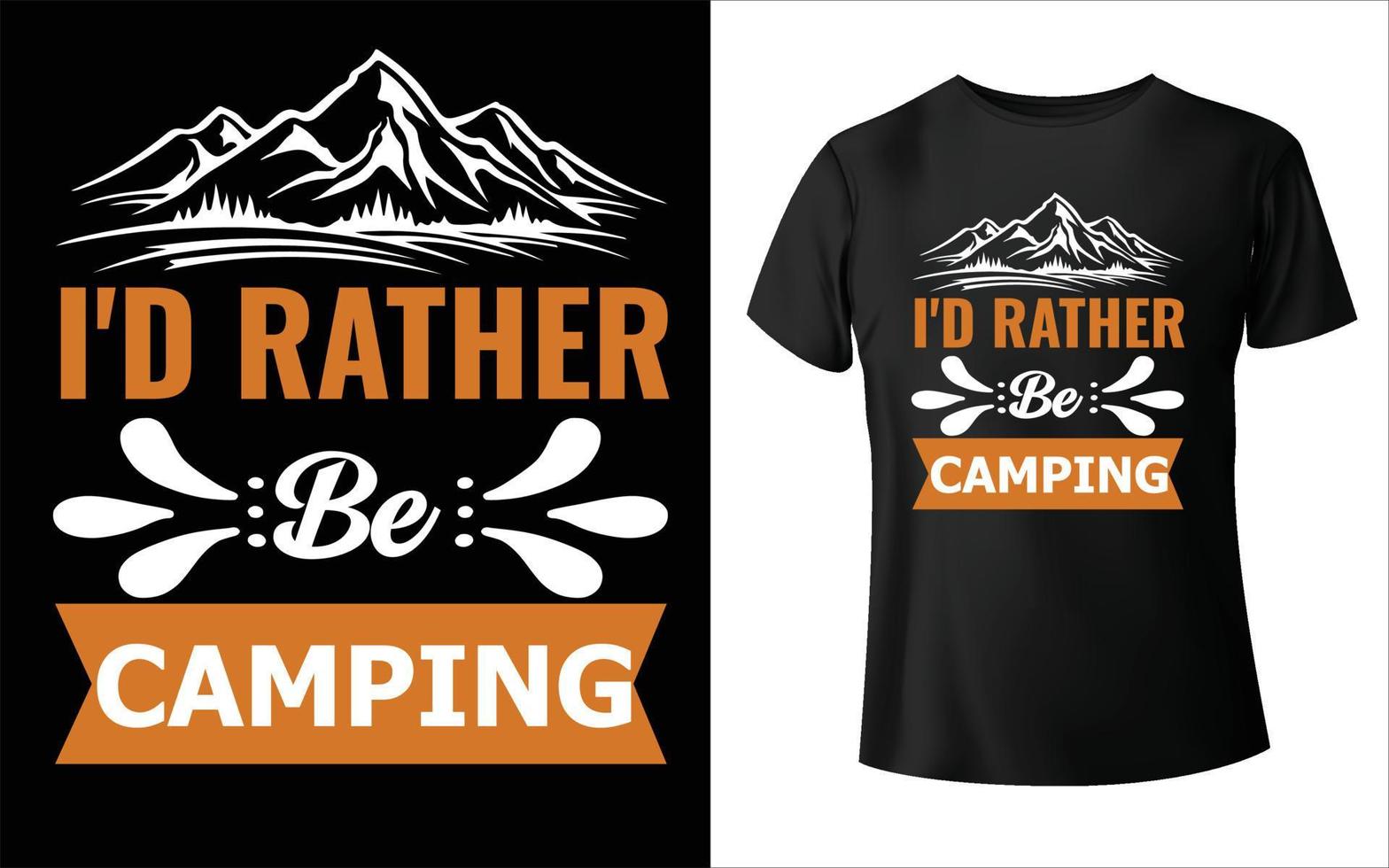 Camping-T-Shirt-Design, Camping-Vektor, Camping-Vektor, Lizenzgebühr Dies ist mein Wander-T-Shirt-Design. Vektor, vektor