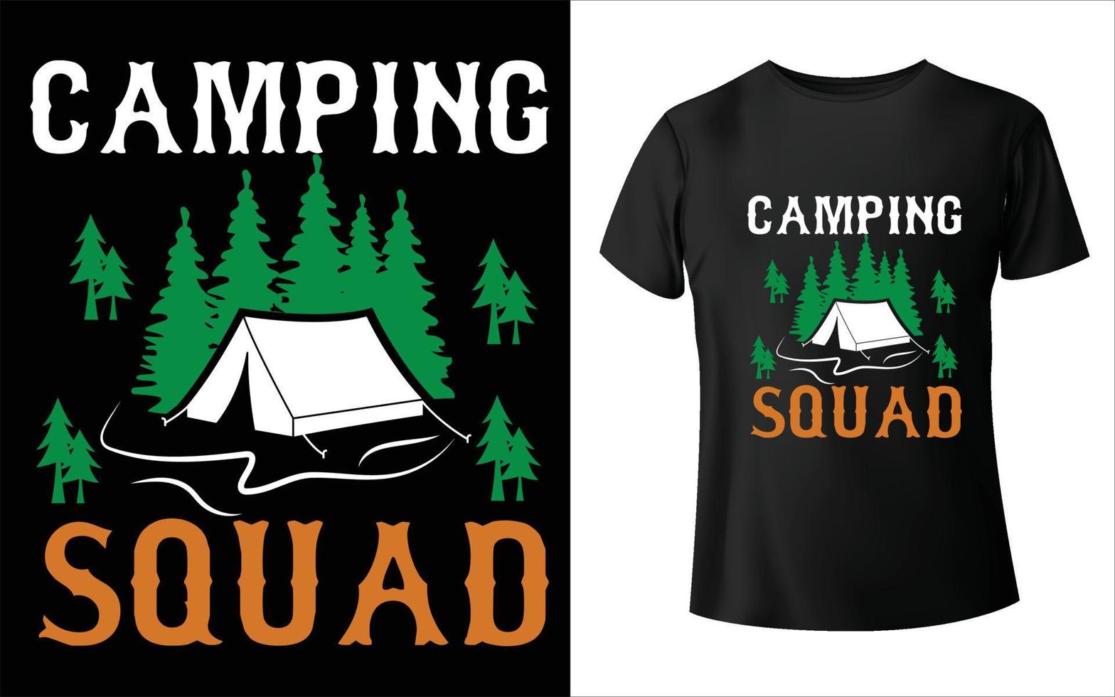 Camping-T-Shirt-Design, Camping-Vektor, Camping-Vektor, Lizenzgebühr Dies ist mein Wander-T-Shirt-Design. Vektor, vektor