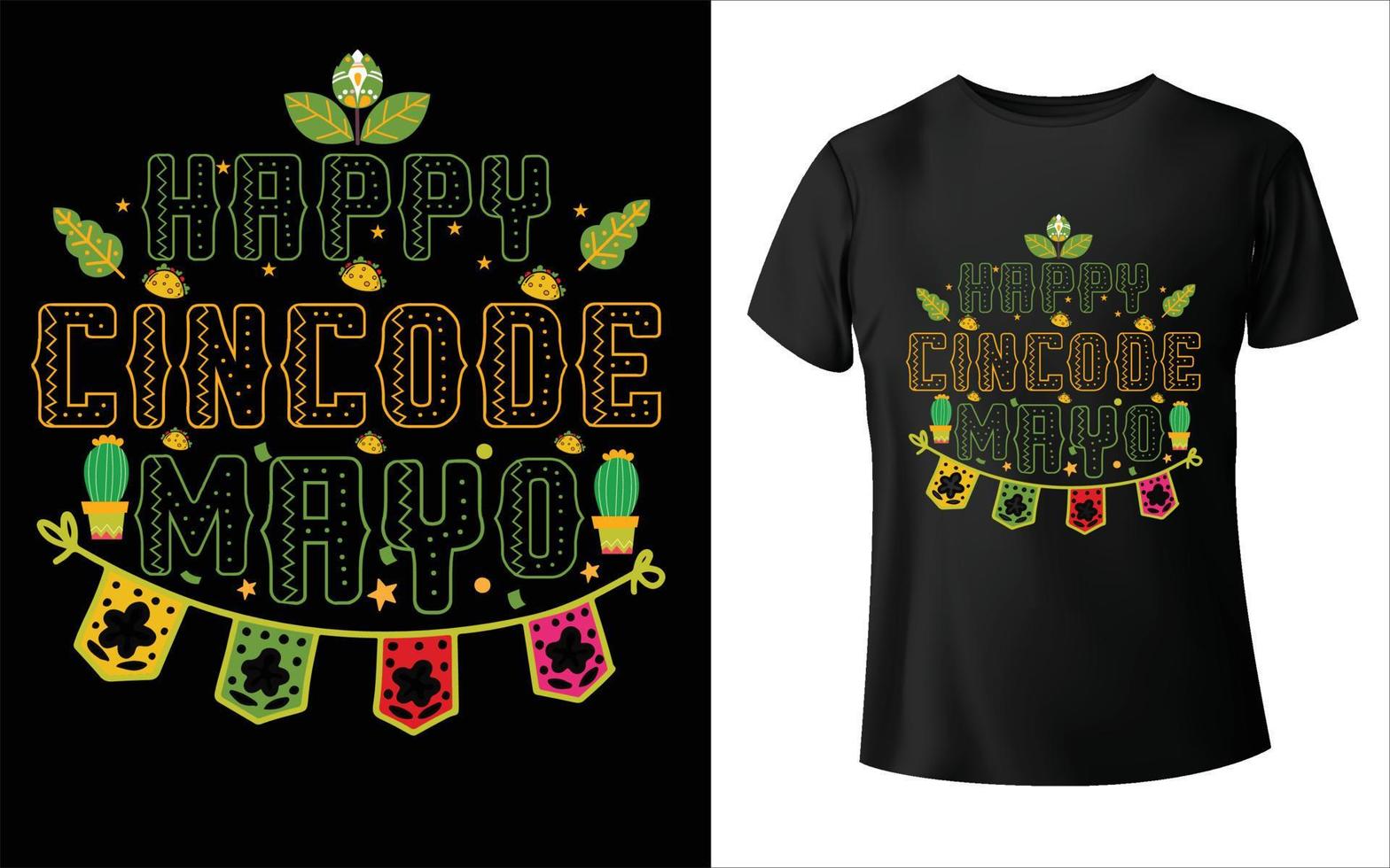 cinco de mayo t-shirt design vektorkunst cinco de mayo vektor t-shirt design