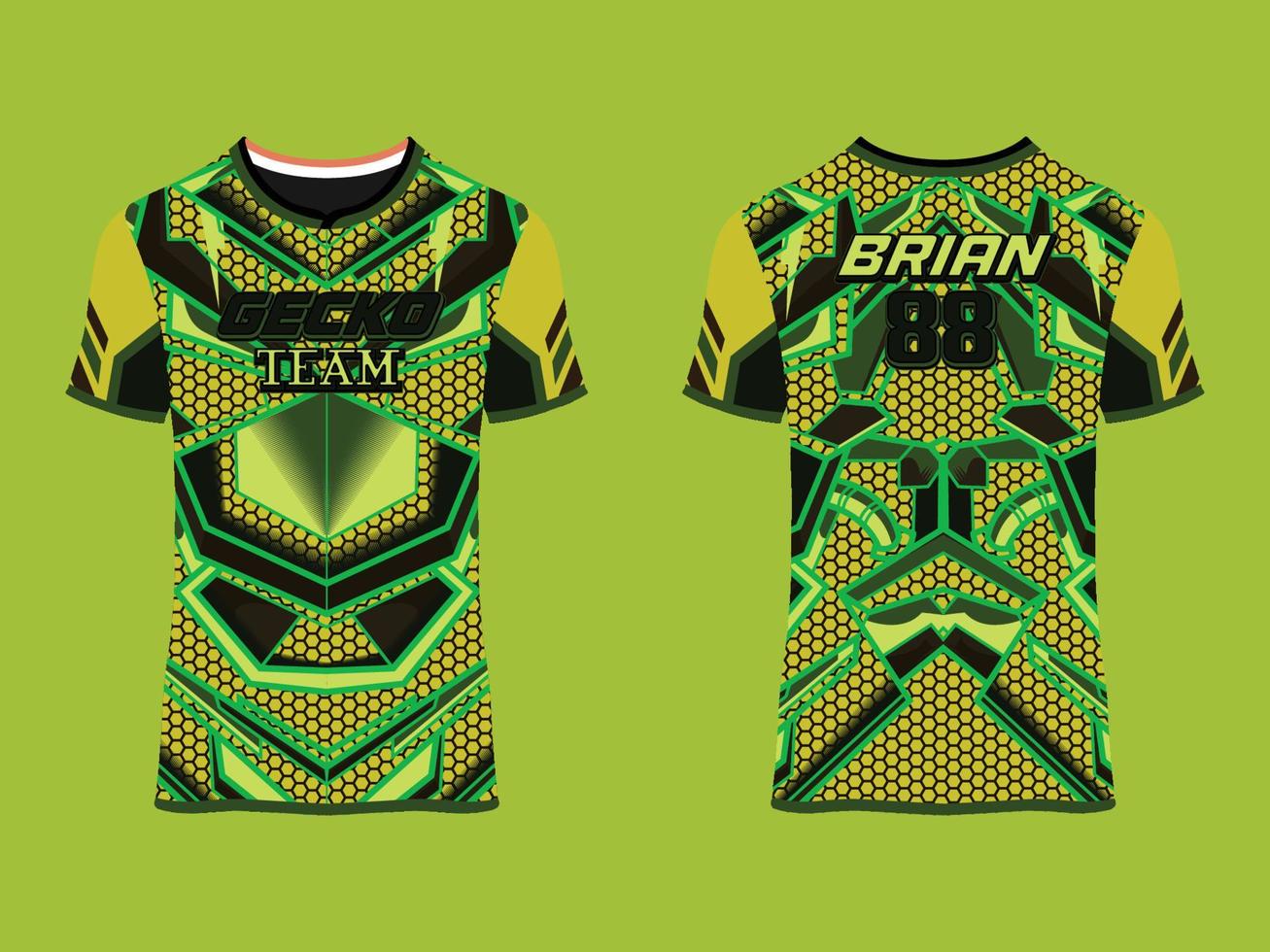 gaming jersey club abstrakt vektordesign vektor