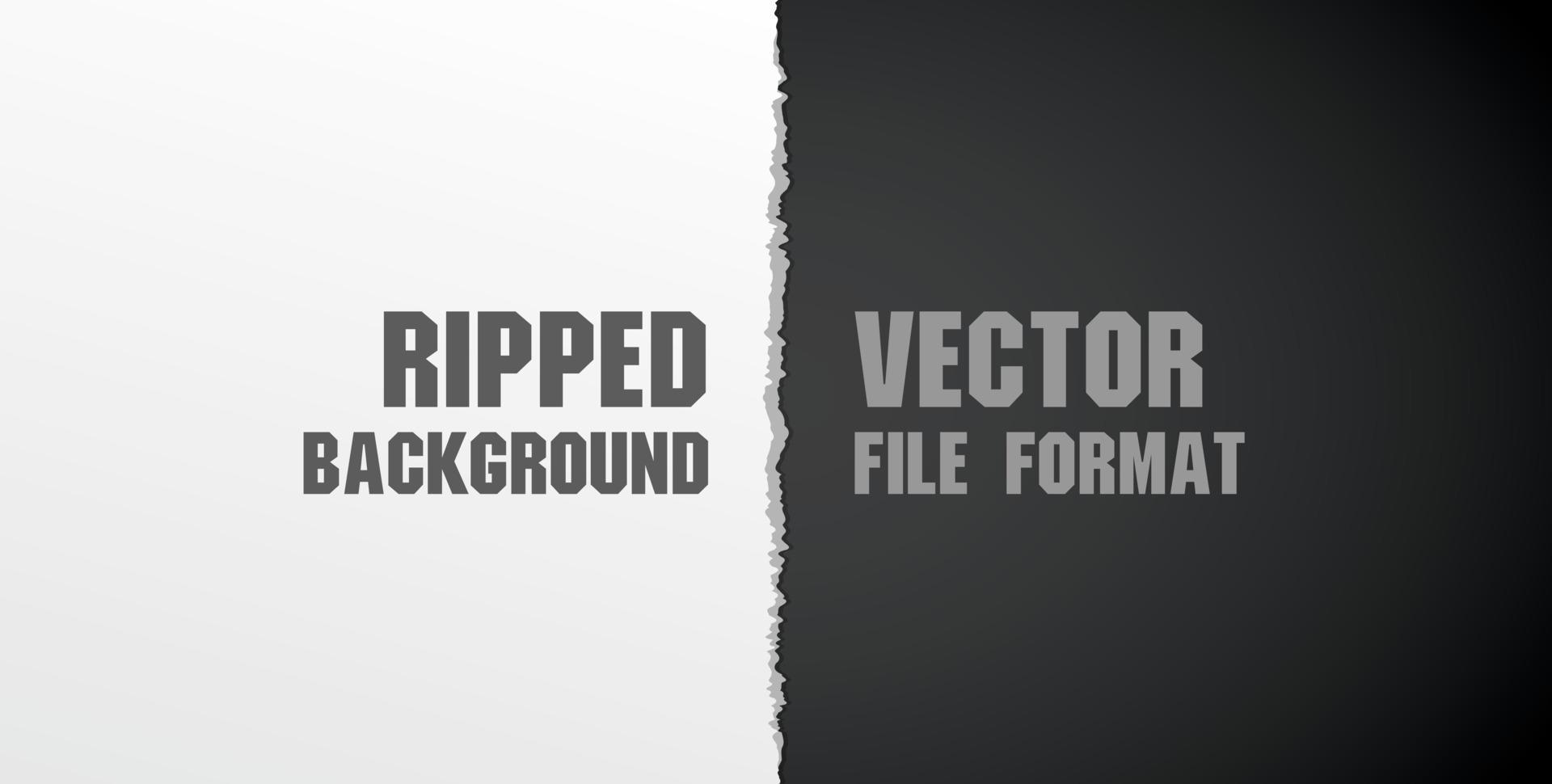 schwarz-weißer, zerrissener Hintergrundgrafikvektor vektor