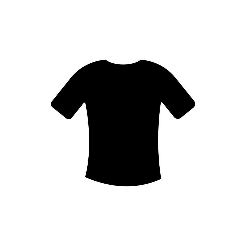 t-shirt ikon vektor. enkel platt mall isolerade vektor
