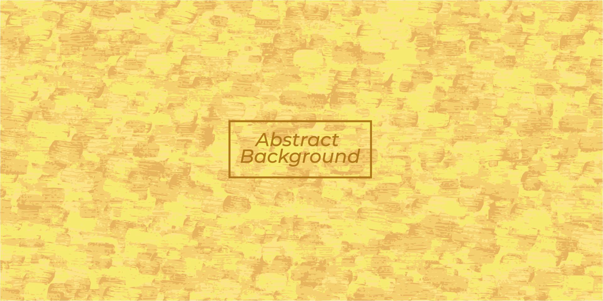 abstrakter gelber Pinselhintergrund vektor