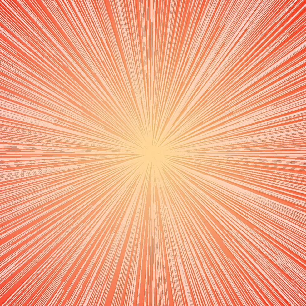 Sunburst heller Hintergrund moderne Farbe für Sommer, Dekoration, Bewegungsgrafik, vektor