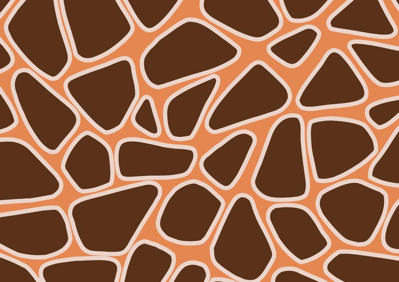Giraffendruck Textur Hintergrund vektor