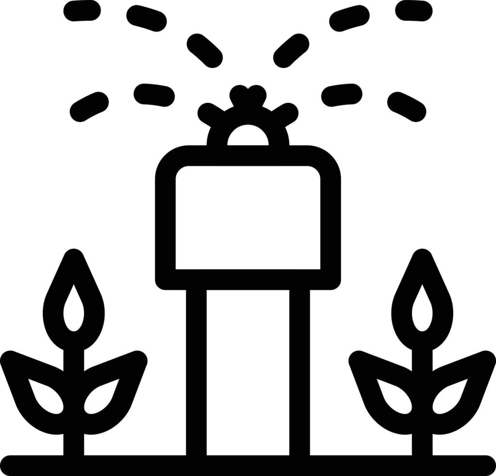 sprinkler vektor illustration på en bakgrund. premium kvalitet symbols.vector ikoner för koncept och grafisk design.