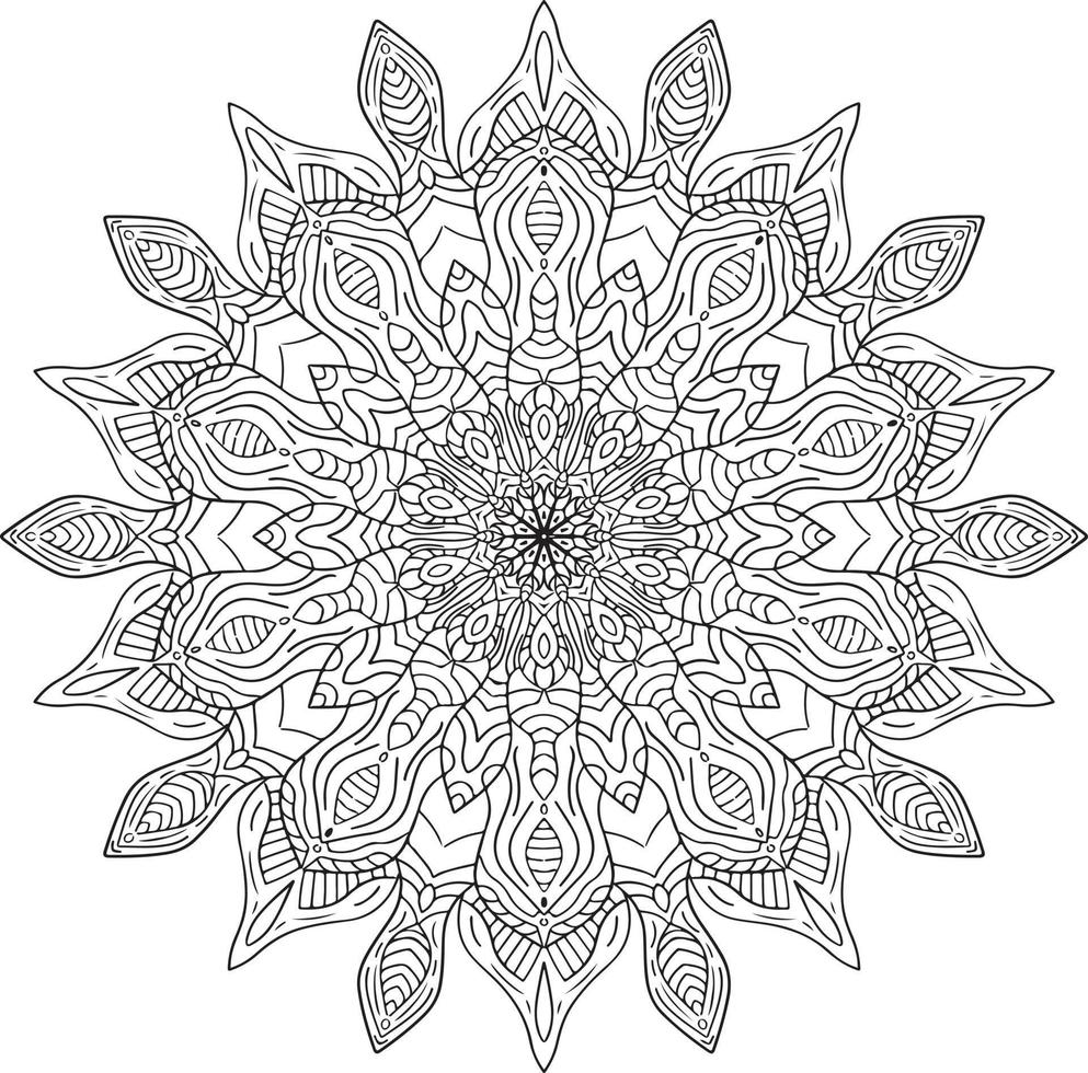 mandala konstvektor vektor