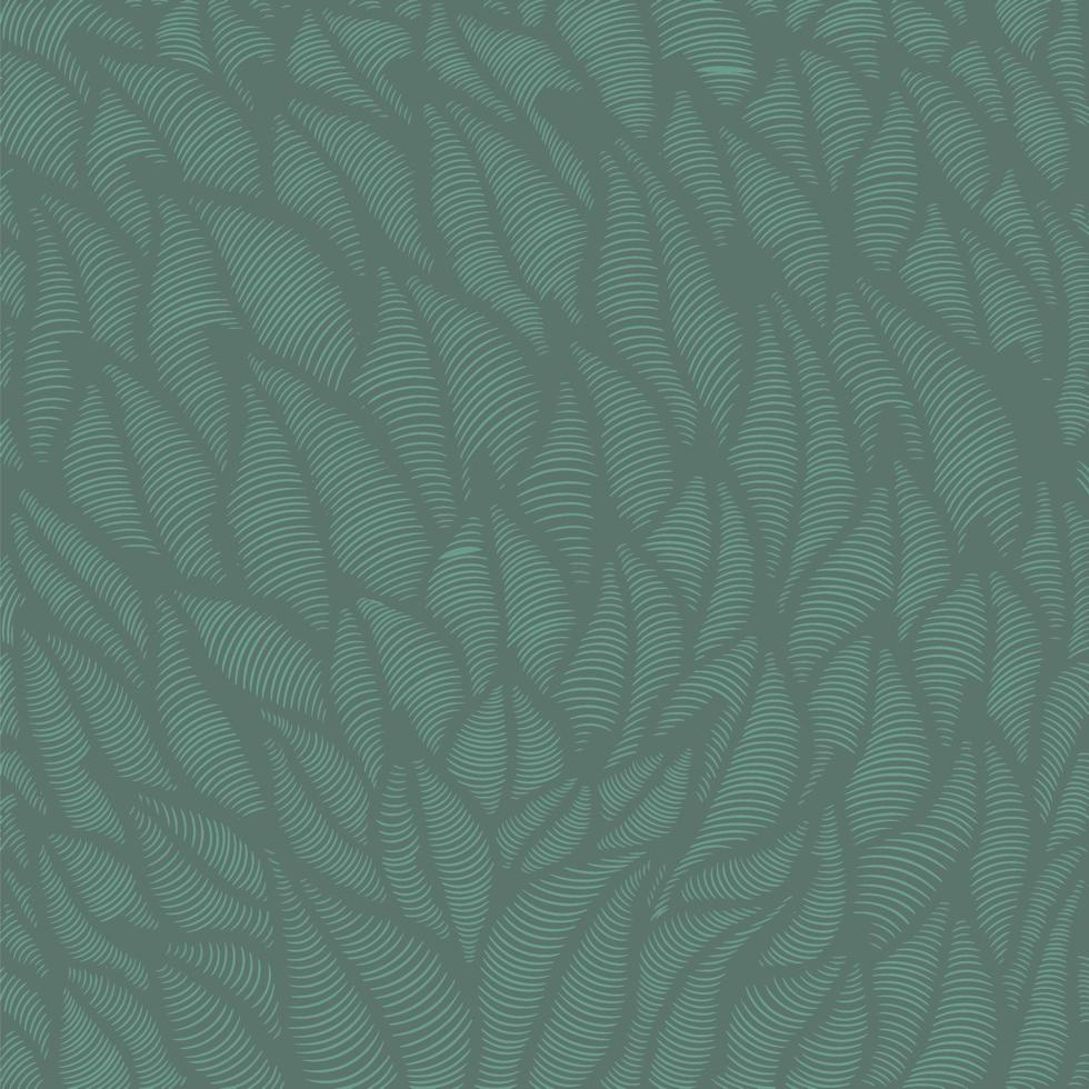 bakgrund av löv. grönt bladverk med ränder. naturlig abstrakt konsistens av grönska. vektor