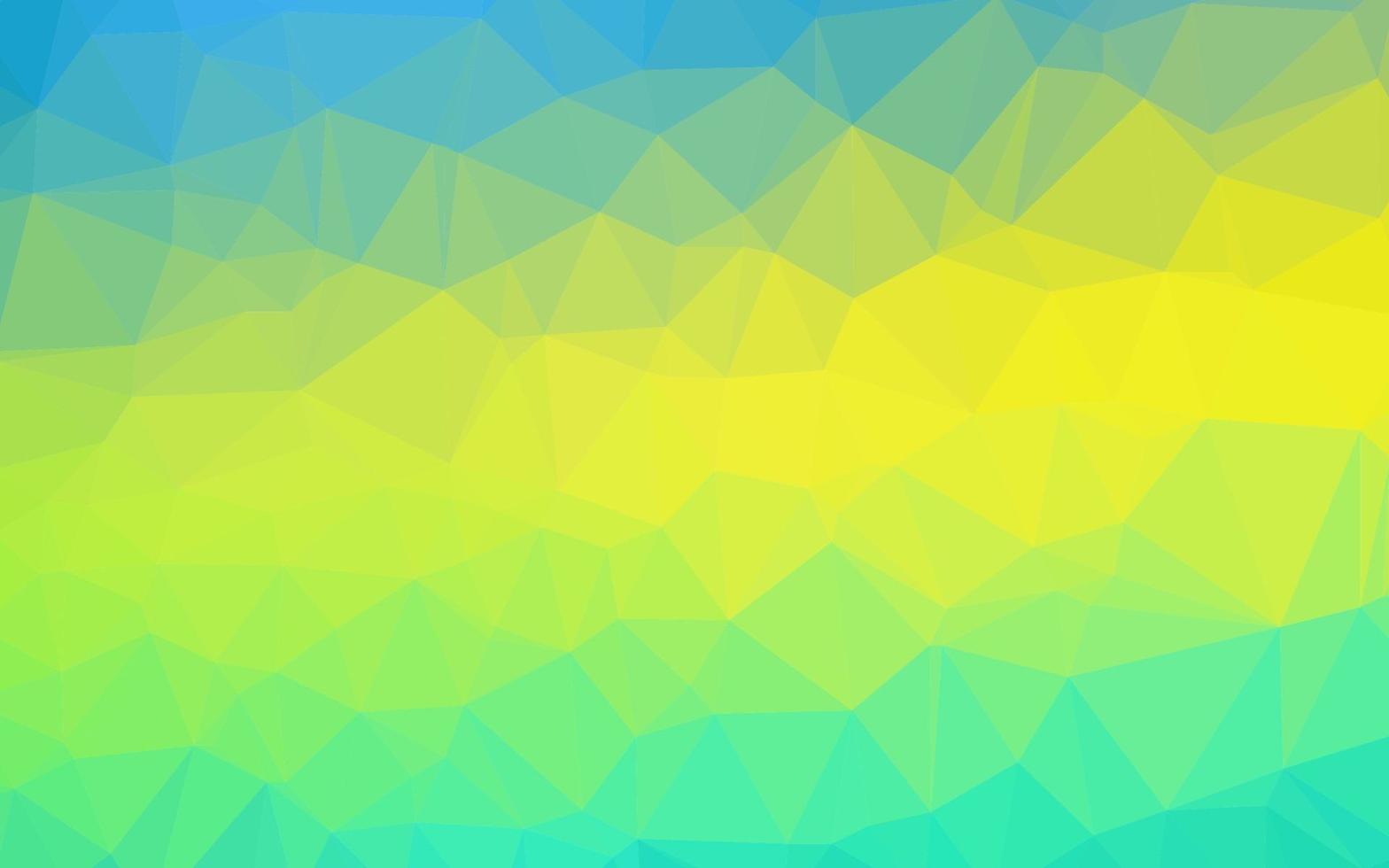 ljusblå, gul vektor abstrakt polygonal layout.