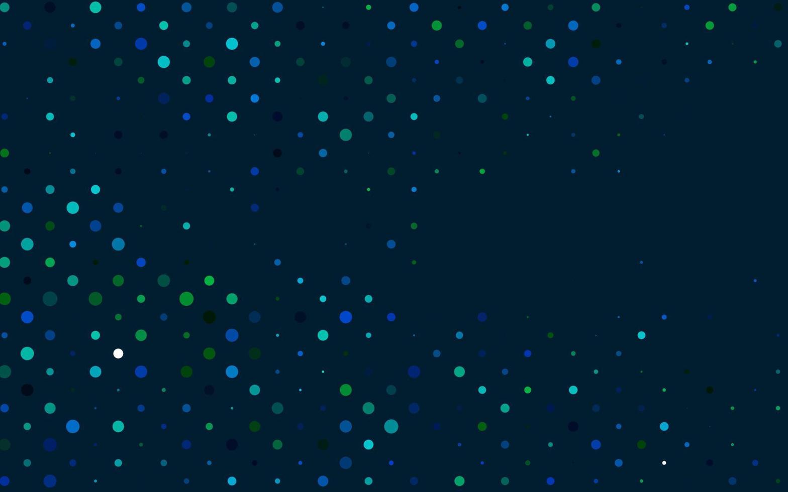 ljusblå, grön vektormall med cirklar. vektor